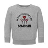 My First Valentine's Day Sebastian Kids Sweatshirt Toddler 4T Heather