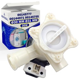 Drain Pump for Washing Machine with the Original Code 00145777 00144971 00145755 for Bosch for Balay for Constructa for Siemens for Neff - Warranty 10 Years - MONTERAL