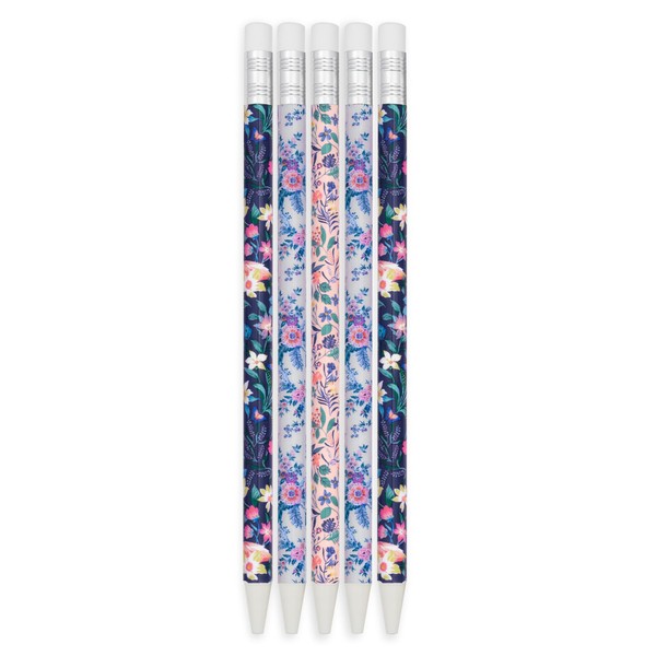 Vera Bradley Mechanical Pencil Set of 5, Pencils Take 0.7mm