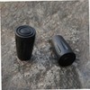 Kisangel 10pcs Rubber Hiking Pole Tips Protectors for Walking Sticks