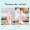 Handheld Fan Mini Small Folding USB Rechargeable Mobile Water Replenisher