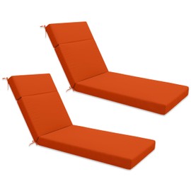 Chaise Lounge Cushion for Outdoor Furniture, Waterproof Fade and Tear Resistant Lounge Deck Chair Cushions for Patio Lawn Pool Resort Hotel