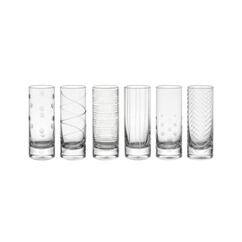 Mikasa Cheers Set of 6 Shot Glasses, 3.5 Ounce
