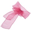 10Pcs Organza Banquet Chair Sash Exquisite Chair Bows Sashes for
