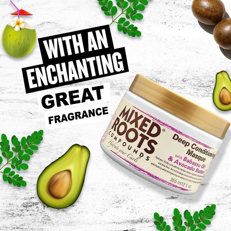 Mixed Roots Compounds Deep Conditioning Masque Babassu & Avocado 355
