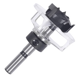 CSOOM 1-3/8"(35mm) Forstner Drill Bits, Triple Edge Carbide Drill Bit with Center Point, Wood Drill Bit for Hardwoods, Softwoods, Plywood, Plastics and Woodworking Hinge Cutting Tools