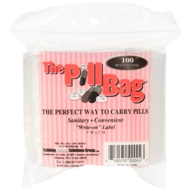 The Pill Bag 100 Count Pill Bag Size 3" X 2" 3 Mil (2)