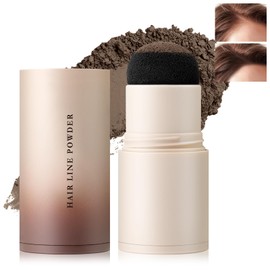 Boobeen Hairline Powder Stick, Hair Root Touch Up, Waterproof Hair Shadow Contour Stick, Women & Men Hair Toppers for Thinning Hair(Grey)