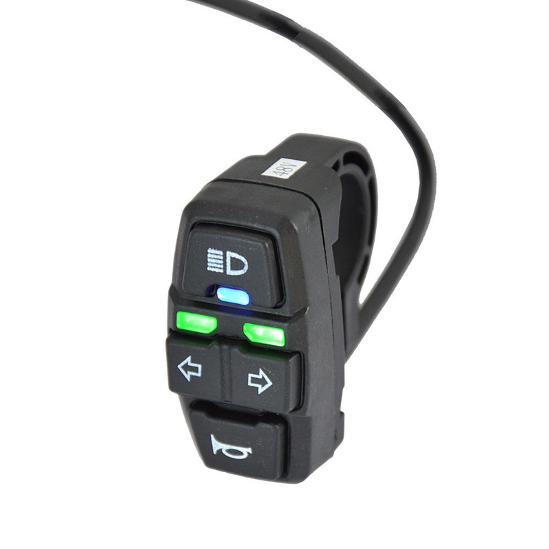 Bicycle Headlight and Tail Light Set 24-48V Ebike Turn Signals