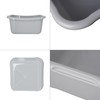 KADAX Rectangular Laundry Bowl, Robust Laundry Tub, Washing Bowl with