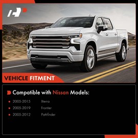 A-Premium Set of 4, Front Sway Bar Link, Outer Tie Rod End, Compatible with Nissan Frontier 2005-2019, Pathfinder 2005-2012, Xterra 2005-2015