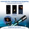 ESSLNB 80mm Lens Telescope 210X with Mobile Holder Stargazing App