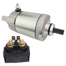 Soarider Starter & Relay for Kawasaki Bayou 400 4X4 KLF400 1993-1999| Prairie 400 2X4 KVF400 1998-2002| Prairie 400 4X4 KVF400 1997-2002, 21163-1208 211631208 18702 410-54063 SMU0055 57-2862 495175