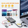 6 in 2 Multi Memory Card Reader, USB CAC Card