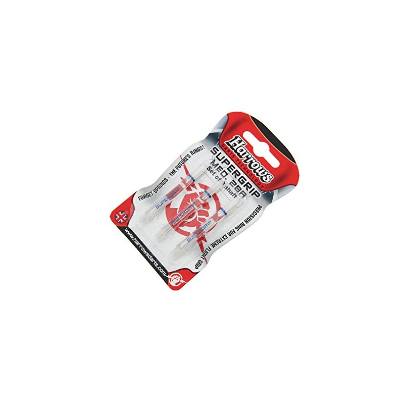 Harrows Super Grip Shaft Medium Clear
