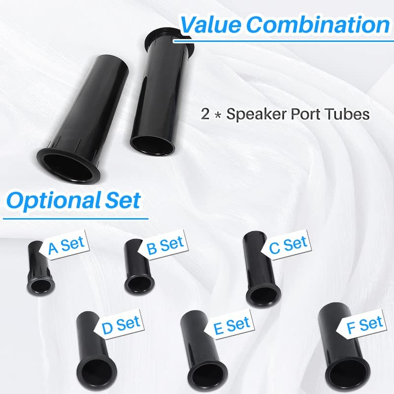Kalevel Speaker Box Bass Port Tube 2 Inch Subwoofer Vent