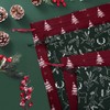 6 Pcs Christmas Tree Drawstring Gift Bags, 10" 16" 20"