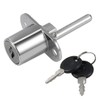 sourcingmap 19mmx20mm Cylinder Cabinets Drawer Lock W Key, Keyed Different