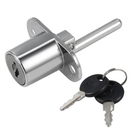 sourcingmap 19mmx20mm Cylinder Cabinets Drawer Lock W Key, Keyed Different