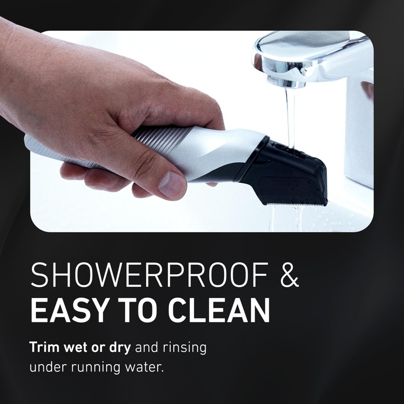 Panasonic Electric Body Groomer and Trimmer for Men, Cordless Washable