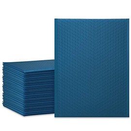 UCGOU Bubble Mailers 9.5x14.5 Inch Navy Blue 25 Pack Poly Padded Envelopes Large #4 Mailing Packages Opaque Packaging Postal Self Seal Adhesive Waterproof Boutique Shipping Bags for Clothes