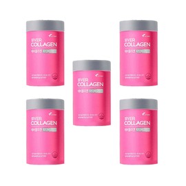Ever Collagen Kim Hye-soo Time Biotin Up 5 cans, 5-month supply, edible low-molecular-weight peptide pomegranate flavored powder / 에버 콜라겐 김혜수 타임 비오틴 업 5통 5개월분 분말 먹는 저분자 펩타이드 석류향 가루