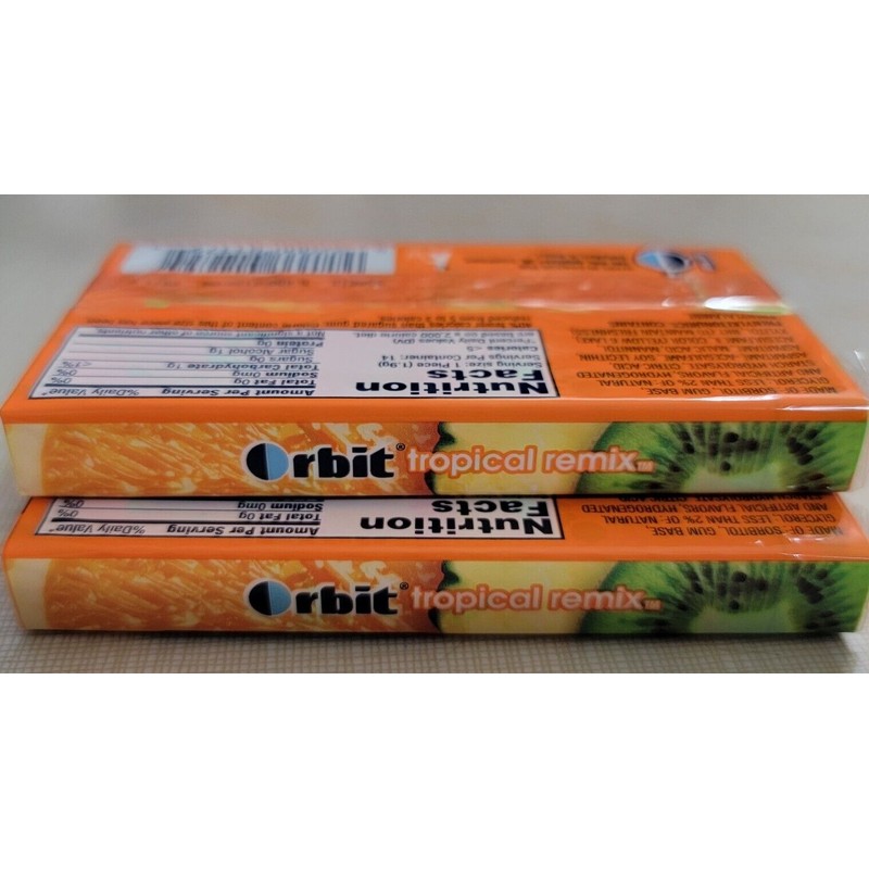 Wrigleys Orbit Tropical Remix 2- Orbit TROPICAL REMIX Chewing Gum