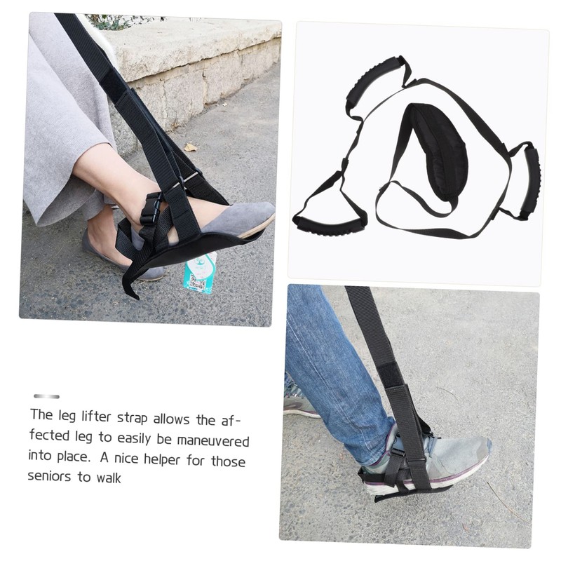 KOMBIUDA Multi-function Leg Lifter Belt Nylon Leg Lift Strap for