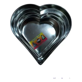 Moldes sur Molde Económico De Corazón Para Pastel O Pan Juego Se 5 Pzs