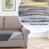 H.VERSAILTEX Couch Cover Chenille Pet Fuzzy Sofa Covers for 2
