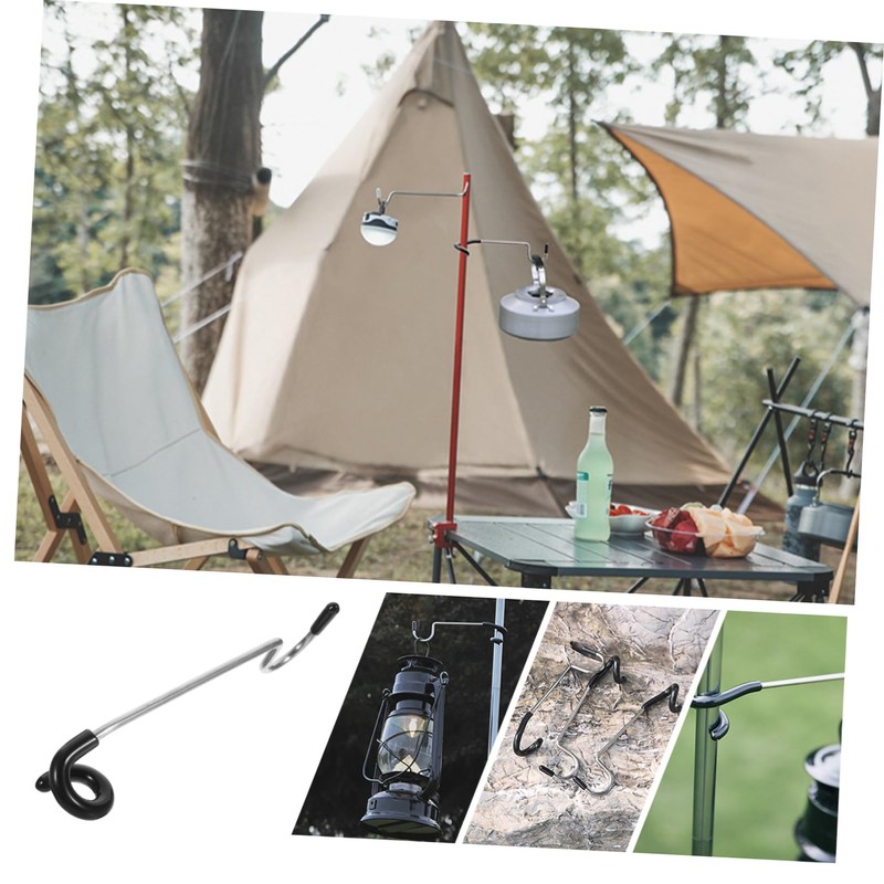 iplusmile Camping Light Hooks Tent Lamp Hanger Stainless Steel Hooks