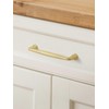 JIASENBAO 5 Pack Gold Cabinet Pulls 5" Hole Center Brushed
