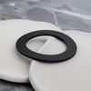 Briny River 6Pcs Rubber Gasket Tub Drain Overflow Gasket 65.5x44.4x2mm