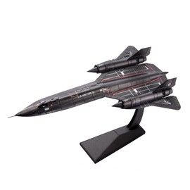 Piececool 3D Metal Puzzles for Adults, Blackbird SR-71 Metal Aircraft Model Kits, Military Airplane Model Kit to Build for Men Hobbies Great Birthday Gifts
