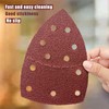 50 pcs Mouse Sander Pads, 11- Hole 40 Grits Mouse