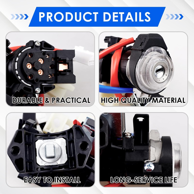 81905-D3080 Ignition Lock Switch Assembly with 2 Keys, Ignition Lock