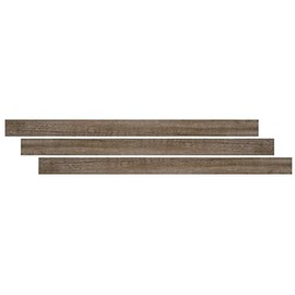 MSI 1.77 in. x 94 in. x 0.27MM Luxury Vinyl Flooring T-Molding Trims, Waterproof T-Molding, Use with McKenna Collection, 7.9 Linear feet, Brown