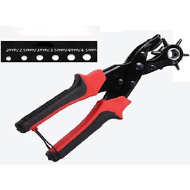 HIGHROCK Hole Punch Plier Puncher for Belt, Saddle, Watch Strap, Shoe, Fabric, Paper, etc