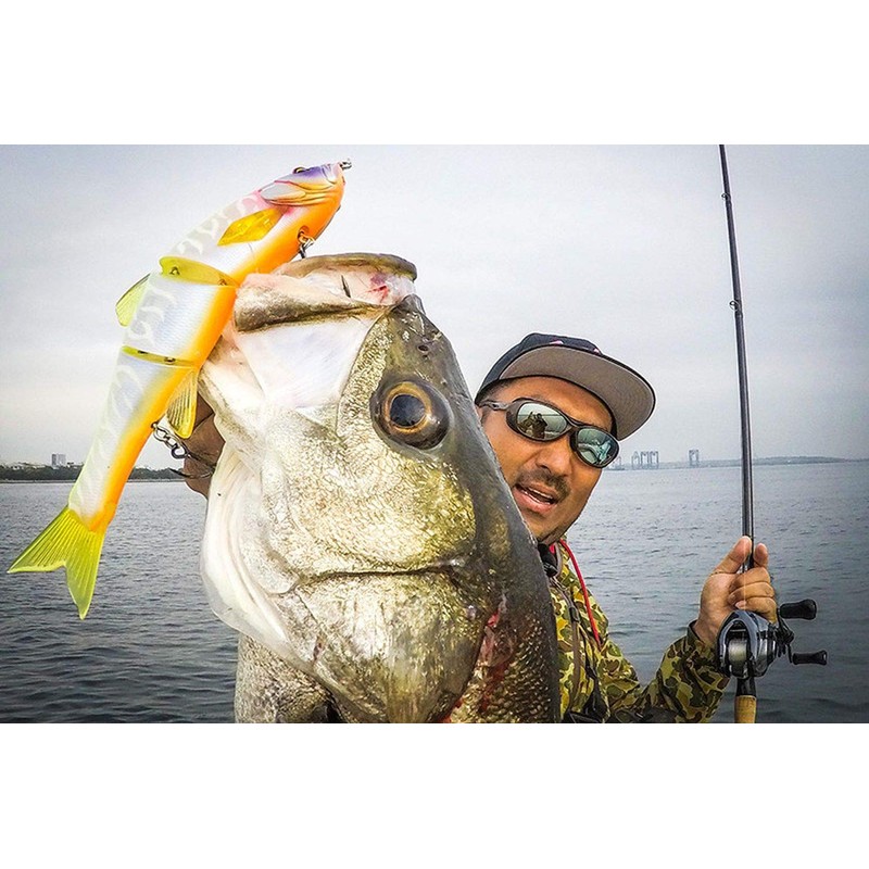 JACKALL Dowz Swimmer 220SF Lure, Pink Strike Redfin Eagle