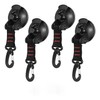 Frundoo Suction Cup Hooks, 4 Pieces Suction Hooks, Extra Strong,
