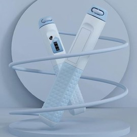 YOOUMI Akipping Rope, Cordless Skipping Ropes, Switchable Mode Fitness Skipping Rope, Lightweight Adjustable Skipping Ropes, Cross Fitness, Exercise, Mixed Martial Arts, Suitable for Home Fitness