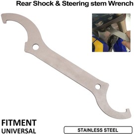 Motorcycle Rear Shock Absorber & Steering Stem Key Spring Adjustment Tool Universal for EXC SX SXF YZ YZF CRF XR WRF KX KLX RM RMZ DRZ