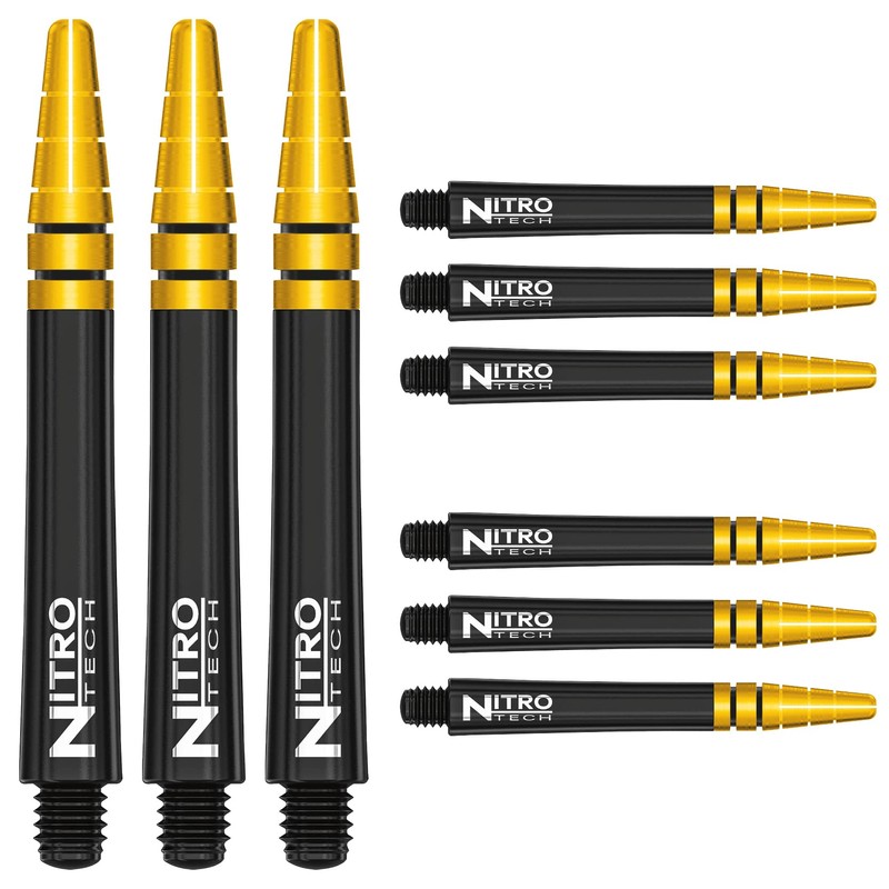 RED DRAGON Nitrotech Medium Stems - Black and Gold -