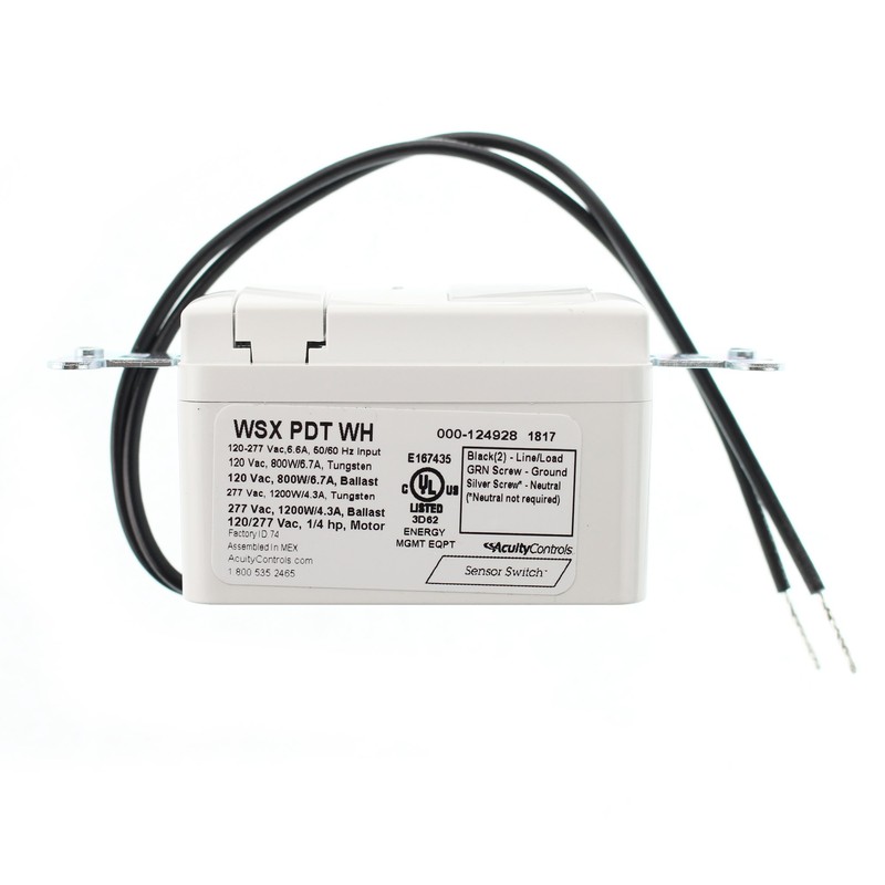 Sensor Switch Wall Mount Motion Sensor, PDT Passive Dual Technology