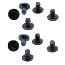 Deal4GO 50-Pack M2 x 3 mm Phillips Flat Head Screw Fastener Replacement for Laptop PC M.2 SSD NVMe Heatsink WiFi Card Screws (Black)