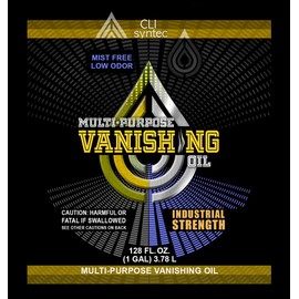 Premium Vanishing Oil - 128 FL. OZ. (1 Gallon) Multi-Purpose Drawing, Forming & Stamping Lubricant