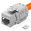 2x CAT 7 Keystone Network Module RJ45 - High Speed