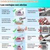 Picador de verduras de acero inoxidable con 10 cuchillas, cortador