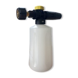 M&M Smartek Foam Cannon Adjustable Foam Lance Foam Nozzle Pressure Washer Injector Soap Dispenser Car Wash Compatible with Kärcher Nilfisk Lavor B&D Bosch Kränzle 0.7L (#4 Karcher HD/HDS)
