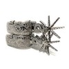 SADDLE HORSE CHARRO SPURS. ESPUELAS DE LUJO, CHARRO GEAR